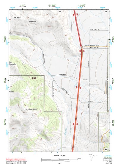 44111NE Page 49 Hebgen Lake Topo Preview 1