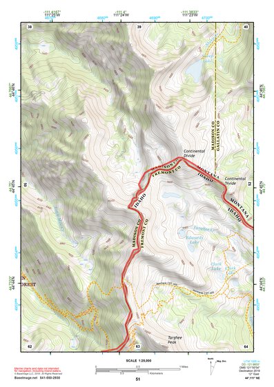 44111NE Page 51 Hebgen Lake Topo Preview 1