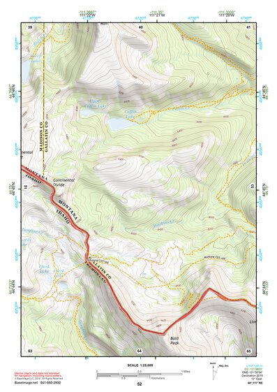 44111NE Page 52 Hebgen Lake Topo Preview 1
