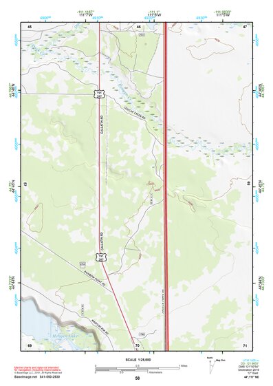 44111NE Page 58 Hebgen Lake Topo Preview 1