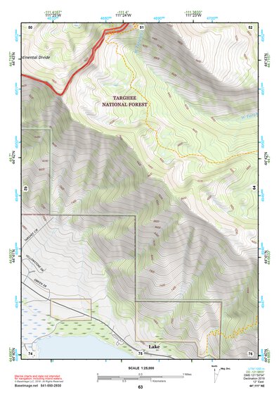 44111NE Page 63 Hebgen Lake Topo Preview 1