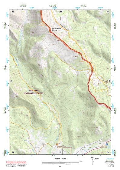 44111NE Page 65 Hebgen Lake Topo Preview 1