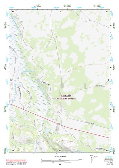 44111NE Page 68 Hebgen Lake Topo Preview 1