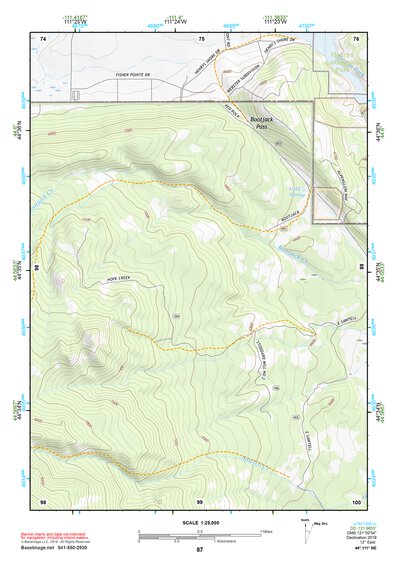 44111NE Page 87 Hebgen Lake Topo Preview 1