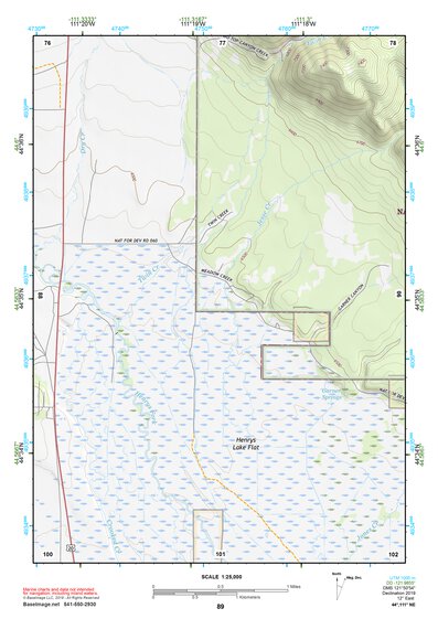 44111NE Page 89 Hebgen Lake Topo Preview 1
