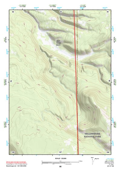 44111NE Page 95 Hebgen Lake Topo Preview 1