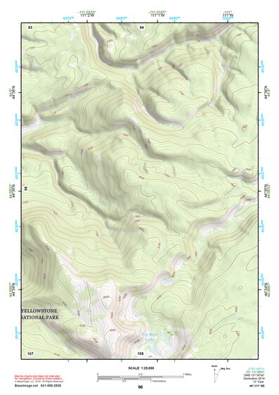 44111NE Page 96 Hebgen Lake Topo Preview 1