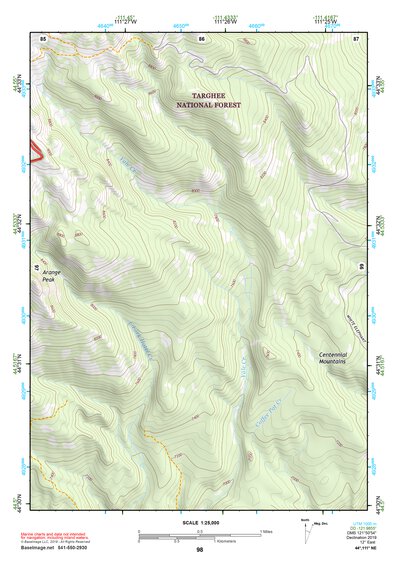 44111NE Page 98 Hebgen Lake Topo Preview 1