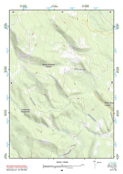 44111NE Page 99 Hebgen Lake Topo Preview 1