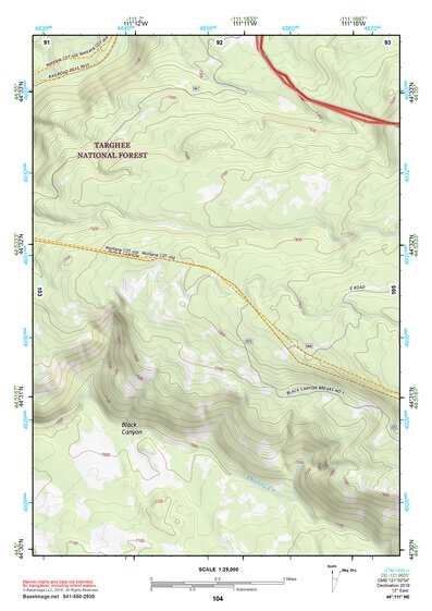 44111NE Page 104 Hebgen Lake Topo Preview 1