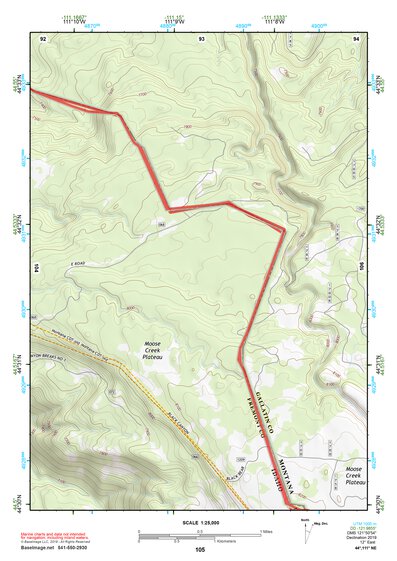 44111NE Page 105 Hebgen Lake Topo Preview 1