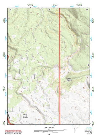 44111NE Page 106 Hebgen Lake Topo Preview 1