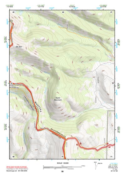44113NE Page 58 Leadore Topo Preview 1