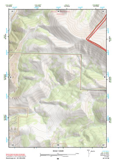 44113NE Page 94 Leadore Topo Preview 1