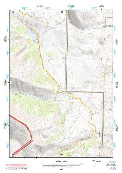 44113NE Page 96 Leadore Topo Preview 1