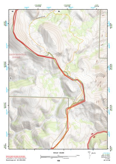 44113NE Page 108 Leadore Topo Preview 1
