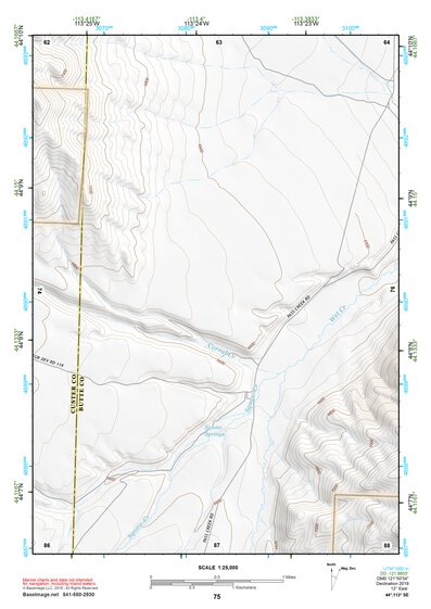 44113SE Page 75 Borah Peak Topo Preview 1