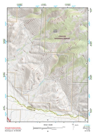 44113SW Page 9 Borah Peak Topo Preview 1