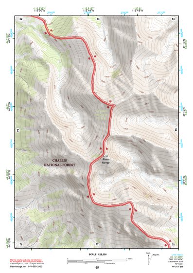 44113SW Page 65 Borah Peak Topo Preview 1
