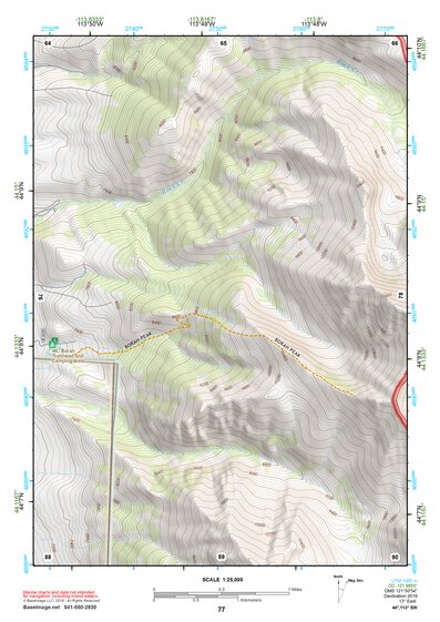 44113SW Page 77 Borah Peak Topo Preview 1