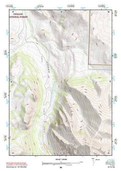 44113SW Page 80 Borah Peak Topo Preview 1