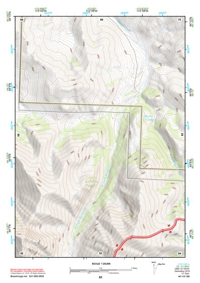 44113SW Page 81 Borah Peak Topo Preview 1