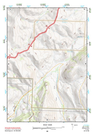 44113SW Page 83 Borah Peak Topo Preview 1