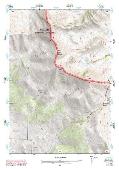 44113SW Page 90 Borah Peak Topo Preview 1