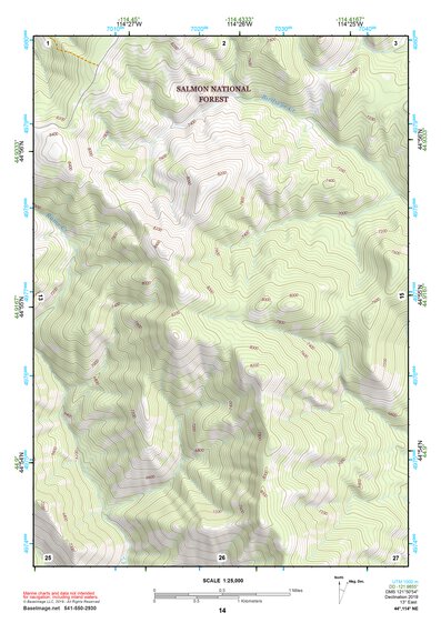 44114NE Page 14 Challis Topo Preview 1