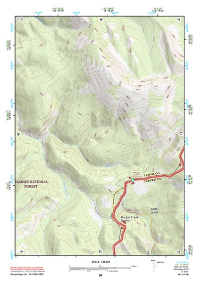44114NE Page 30 Challis Topo Preview 1
