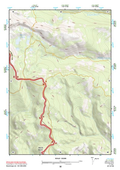 44114NE Page 32 Challis Topo Preview 1