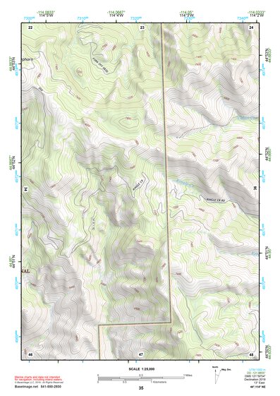 44114NE Page 35 Challis Topo Preview 1