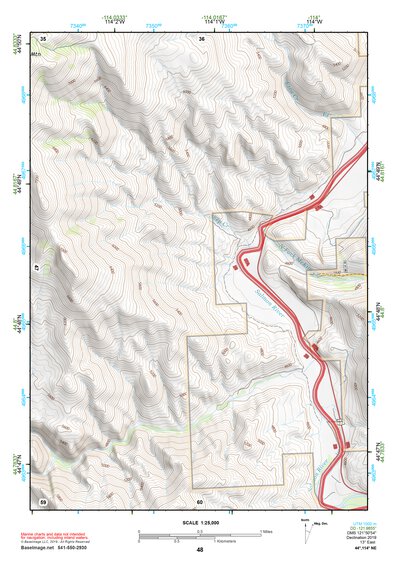 44114NE Page 48 Challis Topo Preview 1