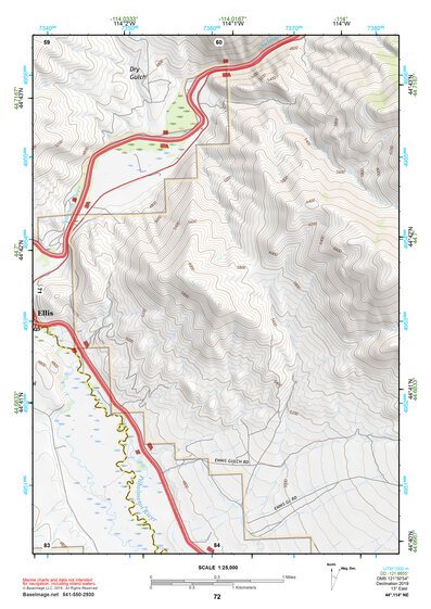44114NE Page 72 Challis Topo Preview 1