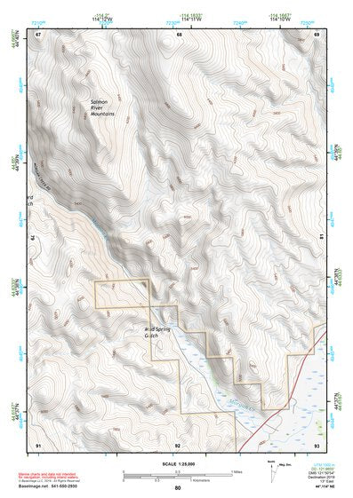 44114NE Page 80 Challis Topo Preview 1