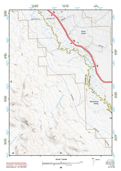 44114NE Page 84 Challis Topo Preview 1