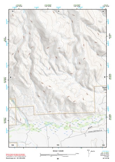44114NE Page 91 Challis Topo Preview 1