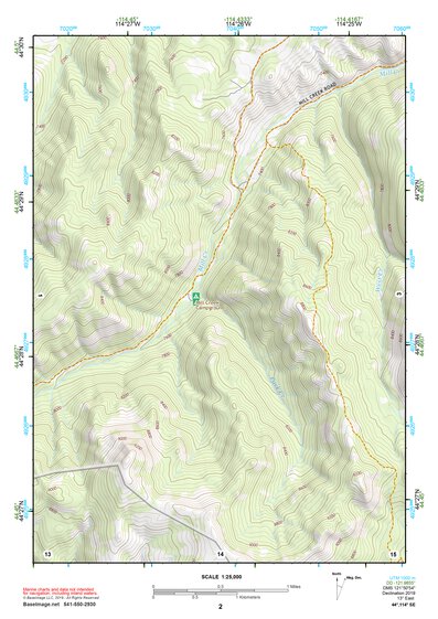 44114SE Page 2 White Cloud Peaks Topo Preview 1
