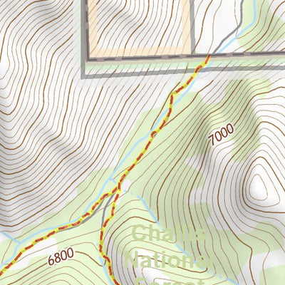 44114SE Page 5 White Cloud Peaks Topo Preview 3