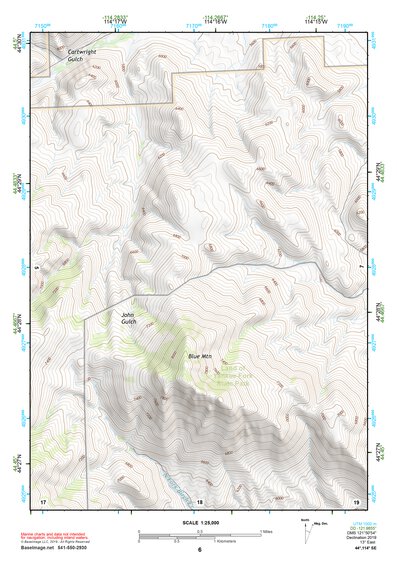 44114SE Page 6 White Cloud Peaks Topo Preview 1