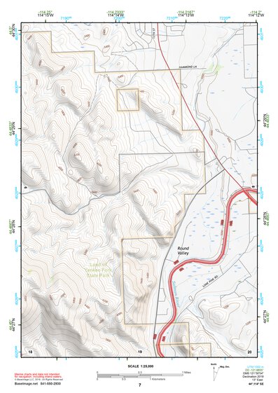 44114SE Page 7 White Cloud Peaks Topo Preview 1