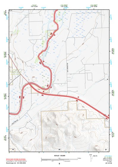 44114SE Page 8 White Cloud Peaks Topo Preview 1