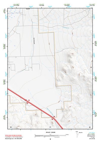 44114SE Page 9 White Cloud Peaks Topo Preview 1
