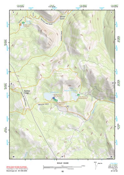 44114SE Page 15 White Cloud Peaks Topo Preview 1