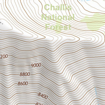 44114SE Page 16 White Cloud Peaks Topo Preview 2
