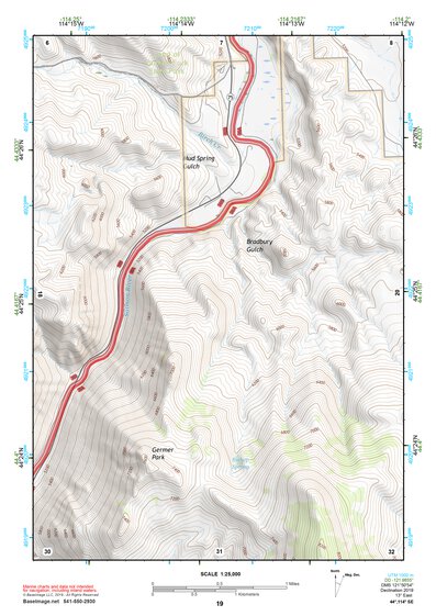 44114SE Page 19 White Cloud Peaks Topo Preview 1