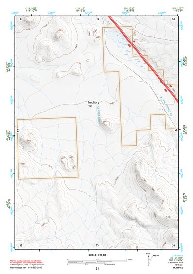 44114SE Page 21 White Cloud Peaks Topo Preview 1
