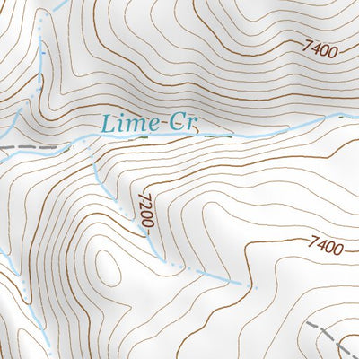 44114SE Page 24 White Cloud Peaks Topo Preview 2