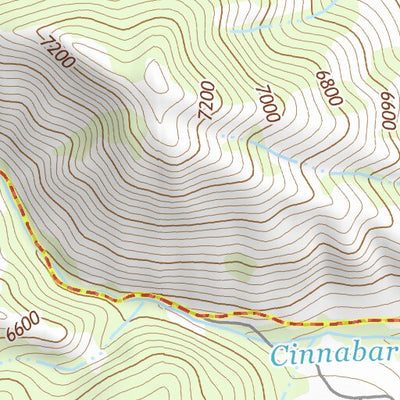 44114SE Page 25 White Cloud Peaks Topo Preview 3