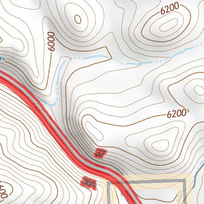 44114SE Page 35 White Cloud Peaks Topo Preview 2